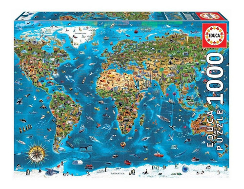 Puzzle Educa X 1000 Maravillas Del Mundo Jeg 19022 El Gato