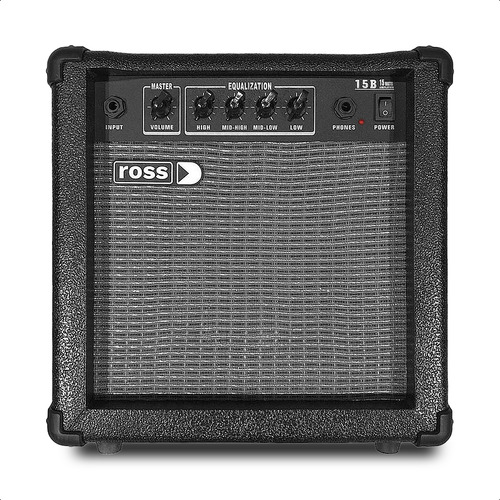 Amplificador Para Bajo Con Ecualizador 4 Bandas Combo 15w Color Negro