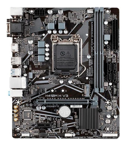 Imagen 4 de 5 de Motherboard Gigabyte H410m H V3 Intel Lga1200 64gb Hdmi Ddr4