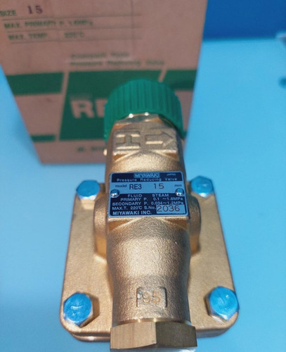 Válvula Reguladora De Vapor Miyawaki De 1/2 Para Autoclave