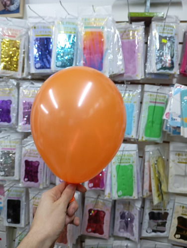 Globos De Látex Naranjas 25cm - Fiesta Y Celebraciones Naranja Globos De Latex Perlados De 10 Pulgadas