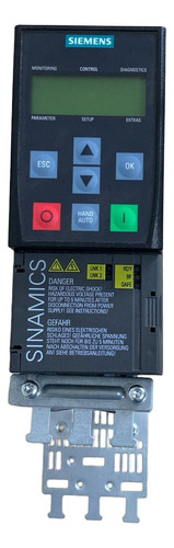 Inversor Sinamics G120c Pn 6sl3210-1ke17-5af1 4cv 380v 7,3a (Usado)