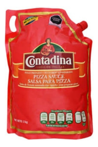 Salsa De Tomate Contadina 3kg Para Pizza