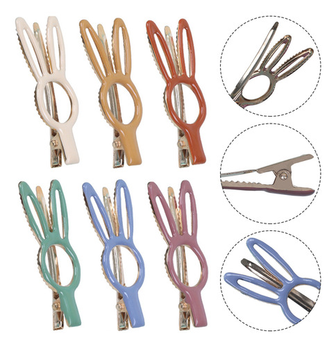 Pinzas Para Pelo De Cocodrilo Con Forma De Conejo Para Niña,