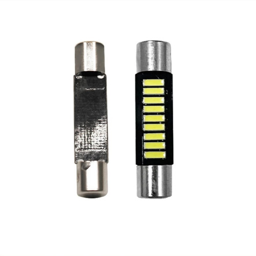 Imagen 2 de 10 de 2 Focos Led Festoon 28 Mm 4014 Luz Vanidad Cortesía Interior