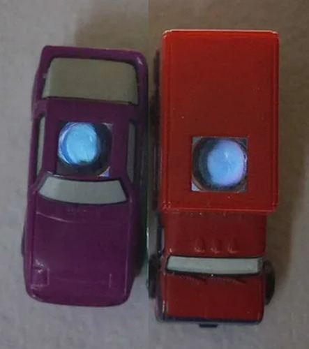 Micro Machines Set 2 Autos Private Eye, Lupa Interior Espía (Usado)