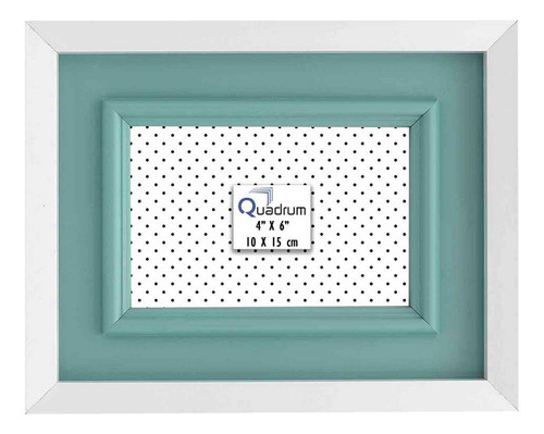 26.5x3.5x21.5cm - Turqueza - 4 Pzs - Set Portarretrato 4x6 S Turqueza