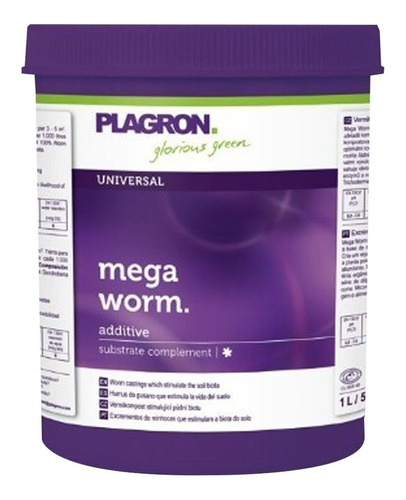 Mega Worm 1l Plagron Fertilizante Floracion Estimulador