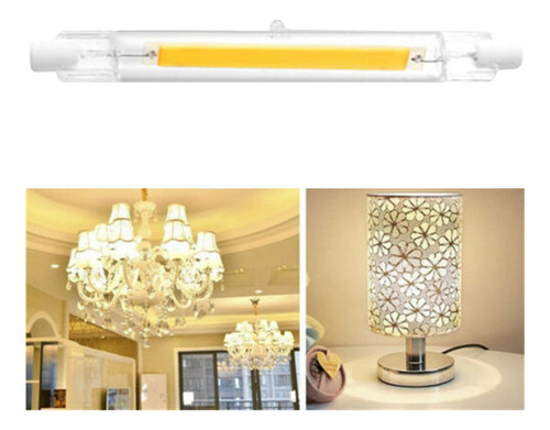 Bombilla Cob De Tubo De Vidrio J118 Led R7s De 118 Mm 100 W