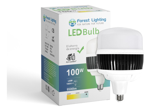 Lampara Led Alta Potencia Galponera 100w Foco Luz Fria