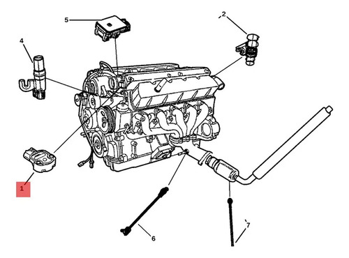 Sensor De Posición Del Acelerador Del Coche 04606397 Aa Mone