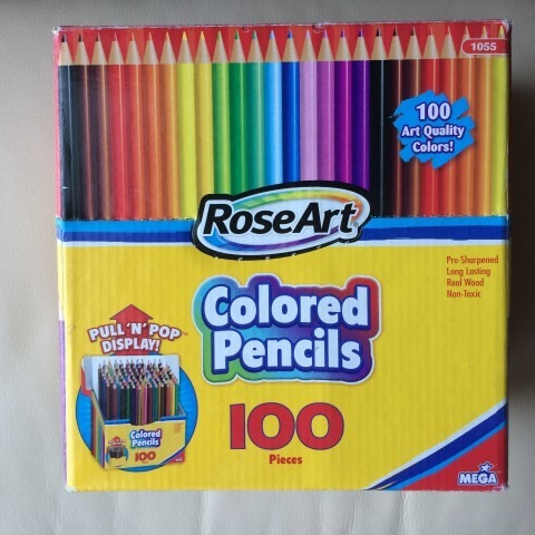Colores Importados Usados 100 Utiles Escolares Pintura Arte