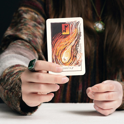 Juego De Cartas De Runas Cartas De Oráculo De Runas Juego De