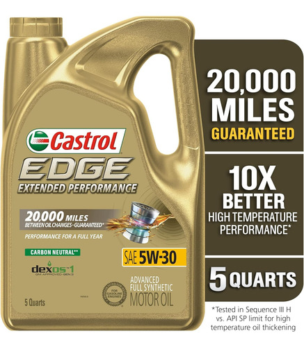 Aceite Castrol 5w30 Full Sintético Garrafa