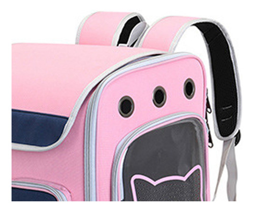 Mochila Para Mascotas, Correa De Hombro Ajustable Y Transpir