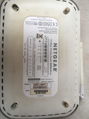 Router Netgear Wgr614