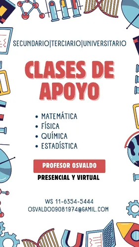 Clases De Apoyo Matemáticas - Física - Química - Estadística