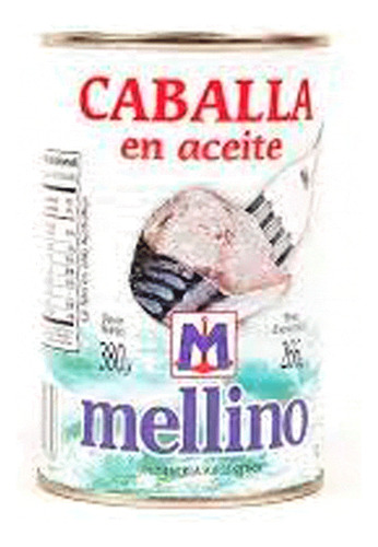 Pack X 24 Caballa Mellino En Aceite X 380 Grs