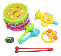 Comprar Set Musical Completo C\u002F Instrumentos Maraca Tambor Pandereta