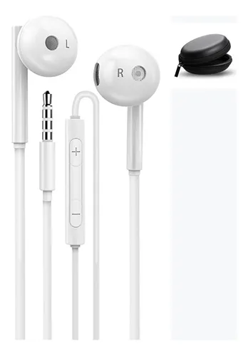 Auriculares Con Micrófono Huawei (3.5 Mm) Blancoo - Auriculares para móvil  - Los mejores precios