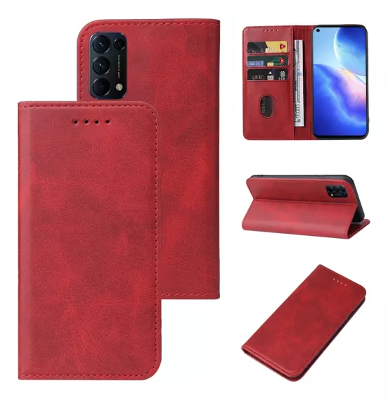 Funda De Piel Para Oppo Find X3 Lite