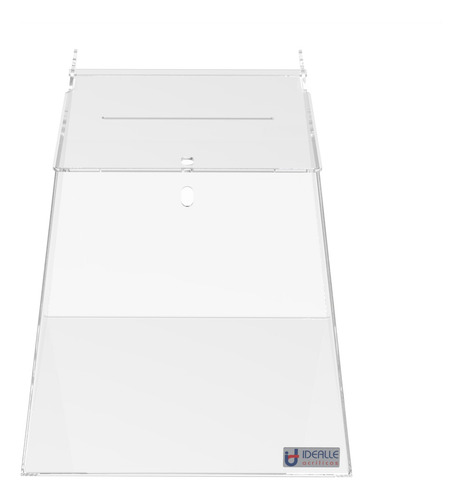 Kit 10 Urnas Pirâmide Em Acrílico Transparente 20 Cm