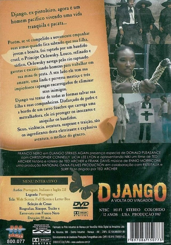 Imagem 2 de 2 de Dvd Django A Volta Do Vingador
