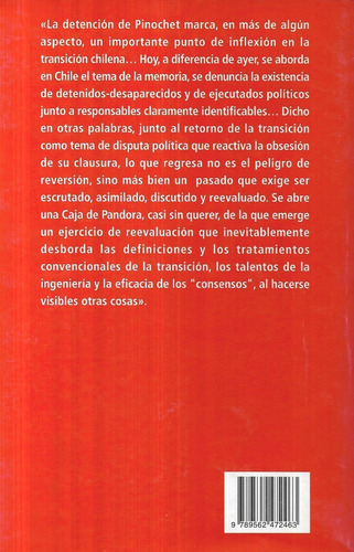 La Caja De Pandora El Retorno Transición Chilena / Menéndez (Usado)