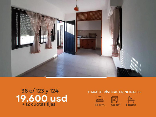 Ph En Venta - 1 Dormitorio 1 Baño - 40 Mts2 - La Plata [financiado]