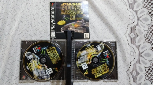 Ps1 Star Wars Rebel Assault Discos En Exelente Estado