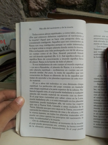 Más Allá Del Nacimiento Y De La Muerte - A.c Bhaktivedanta (Usado)