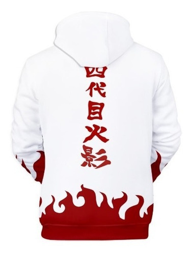 Moletom Blusa Naruto Hokage Cosplay Minato Namikaze Animê Gy | Mercado Livre