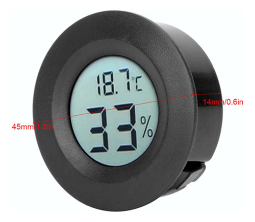 Detector De Humedad De Termómetro Digital Lcd Mini