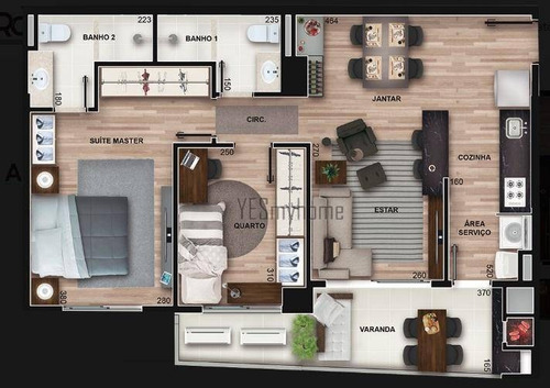 Rox Cabral - Apartamento De 85 M², 3 Quartos, 2 Vagas - Curitiba - Ap3344