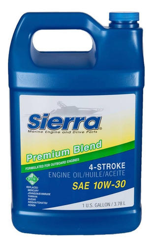 Aceite Lubricante Uso Náutico 4 Tiempos 10w30 - 3,786 Lts