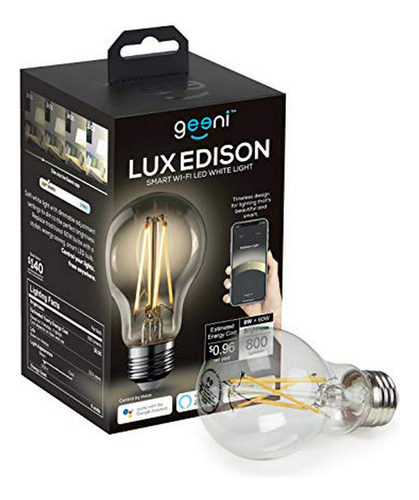 Focos Led - Geeni Lux Edison - Bombilla De Luz Led Inteligen