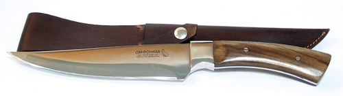 Cuchillo Campo Mara Acero Cuero Madera Ac93 Asado Camping