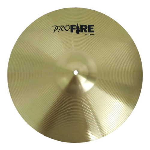Kit Pratos Bateria Profire P/ Treino 14/16/20 Estudante +bag