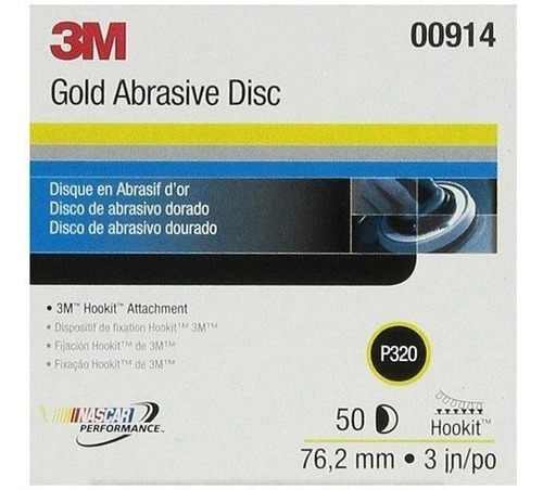 3m 3 320 Hookit Gold Film 0914 P320 Hook It