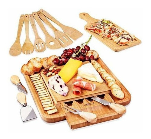 Juego De Tablas De Queso Y Cuchillos Charcuteria Bandejas De