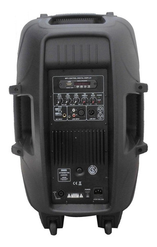 Imagen 2 de 2 de Parlante Moon Audio STONE15A con bluetooth negro 220V