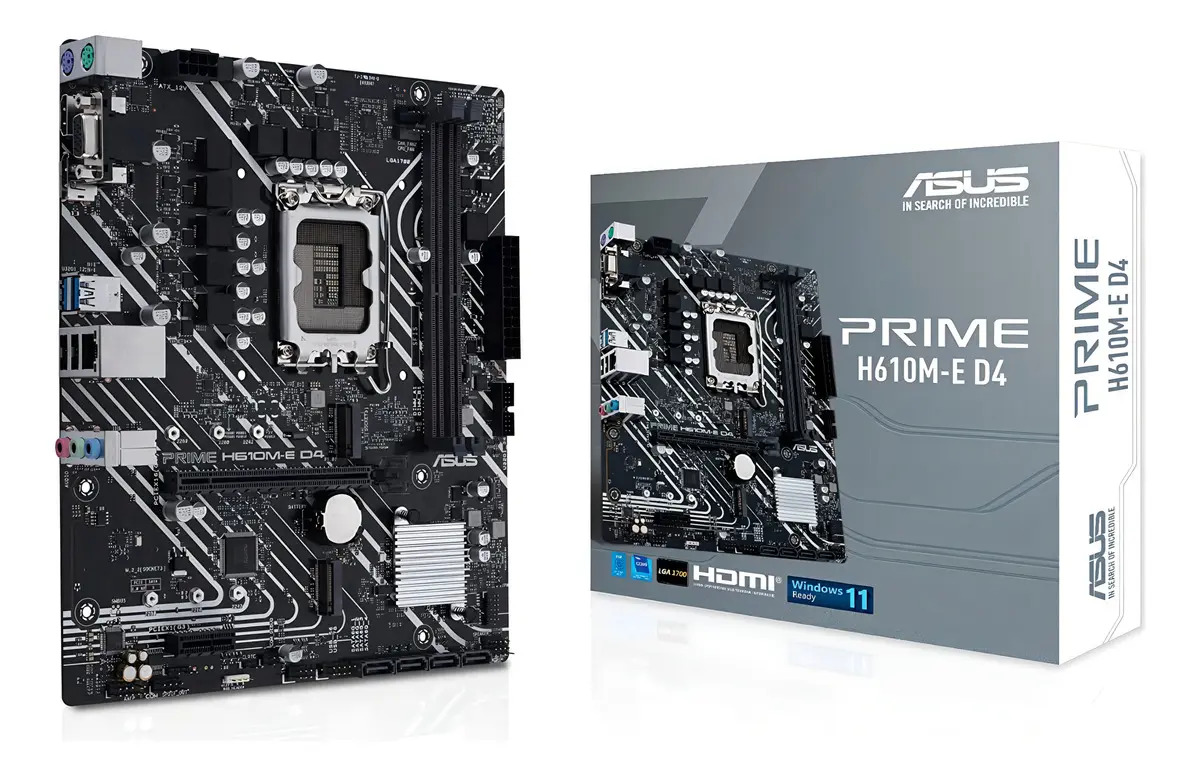 Placa-mãe Asus Prime H610m-e D4