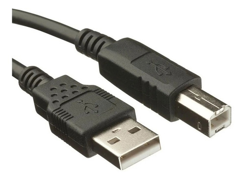 Imagen 1 de 1 de Cable Usb Tipo A - B M - M 1.80m Negro Mitzu