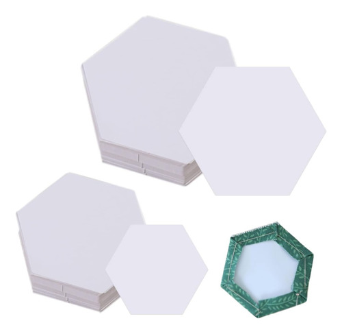 200 Plantillas D Tejido Hexagonales D Hojas De Papel De 36mm