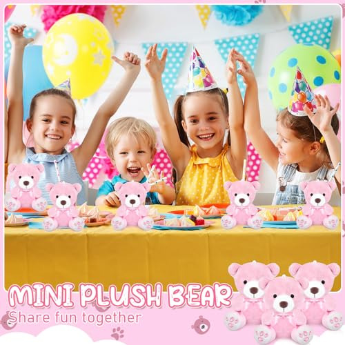 12 Ositos De Peluche De Navidad En Miniatura Para Baby Showe