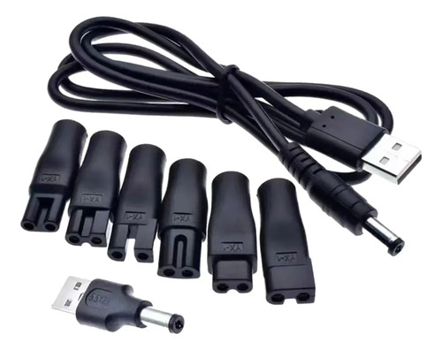 12 Conectores Convertidores Y Cargadores Para Afeitadora, Ad