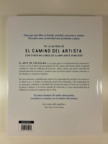 Imagen 2 de 2 de Libro El Arte De Escuchar - Julia Cameron - Aguilar