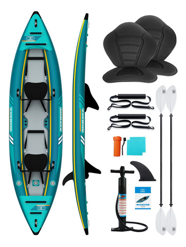 Kayak Inflable Oceanbroad V1 Con Accesorios Completos