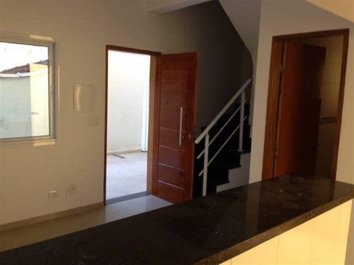 Imagem 2 de 16 de Sobrado Novo Triplex Com 03 Dormitórios 02 Banheiros Área De Lazer Com Churrasqueira, Quintal Individual, Garagem Fechada, Fino Acabamento Em Granito E Porcelanato Na Vila Voturuá Em São Vicente Com