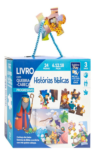 Todolivro Play - Livro Com Quebra-Cabeca - Historias Biblicas, de Tod. Editorial Todolivro, capa mole, edição 1 em português, 2023
